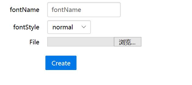 fontconverter运行界面