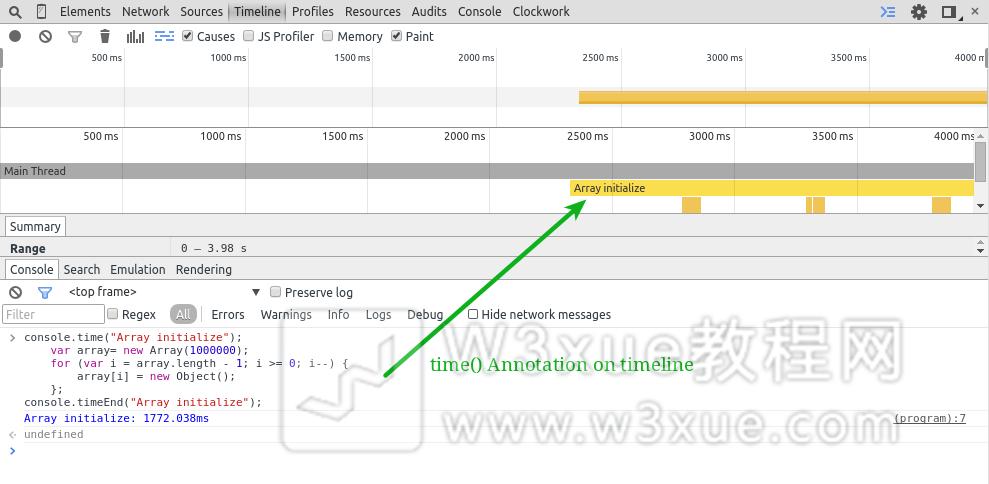 time-annotation-on-timeline